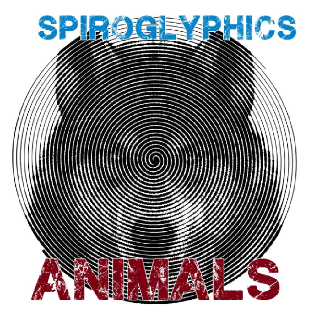 spiroglyphics animals: One Color Adult Coloring Book For Relaxation and Stress Relief