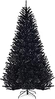 Vista 12 de Goplus Árbol de Navidad Tipo Lápiz con Nieve Artificial de 4.5 pies, Árbol de Navidad Artificial Delgado con Bisagras con 373 Puntas de Ramas