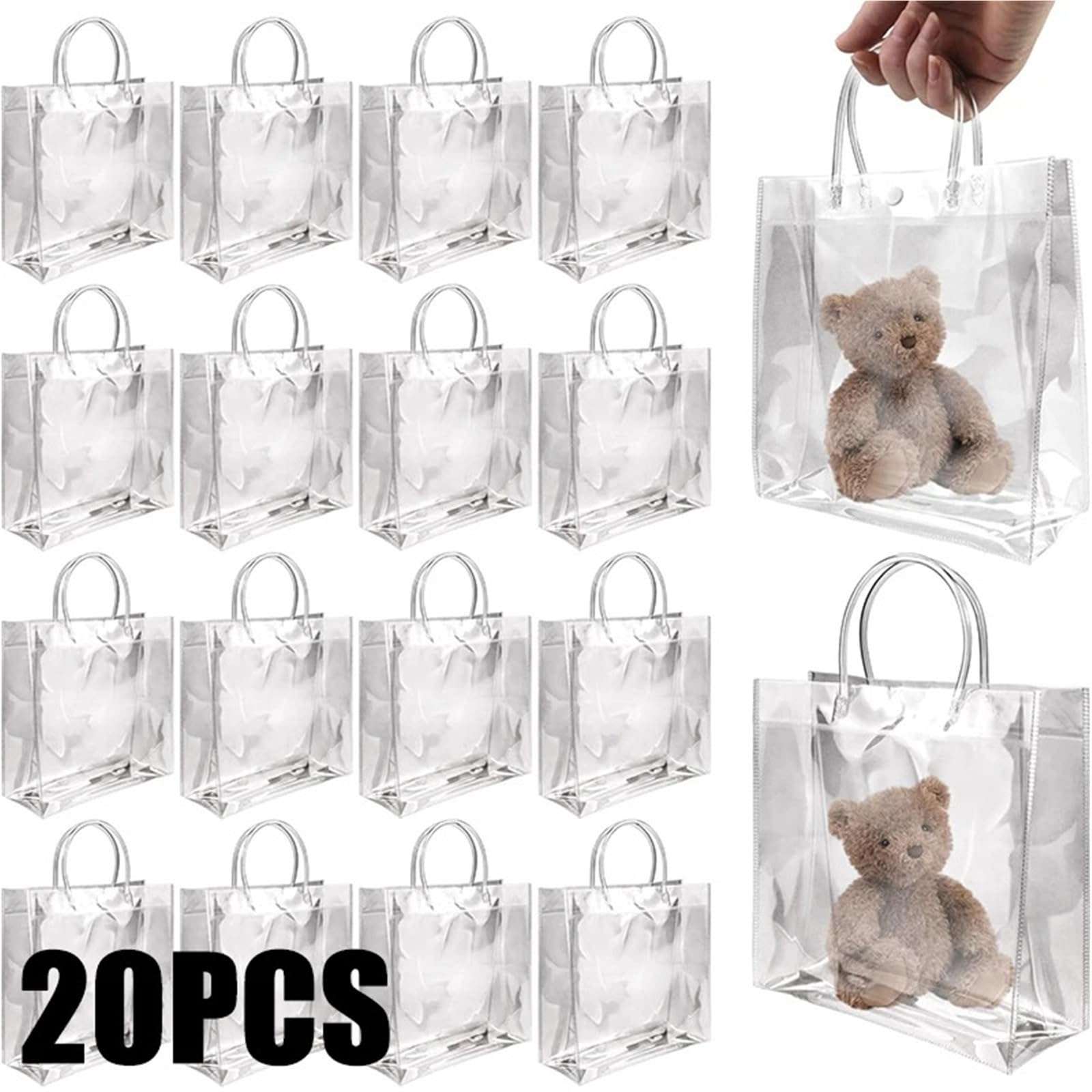 Geschenktüten 20 transparente Geschenktüten