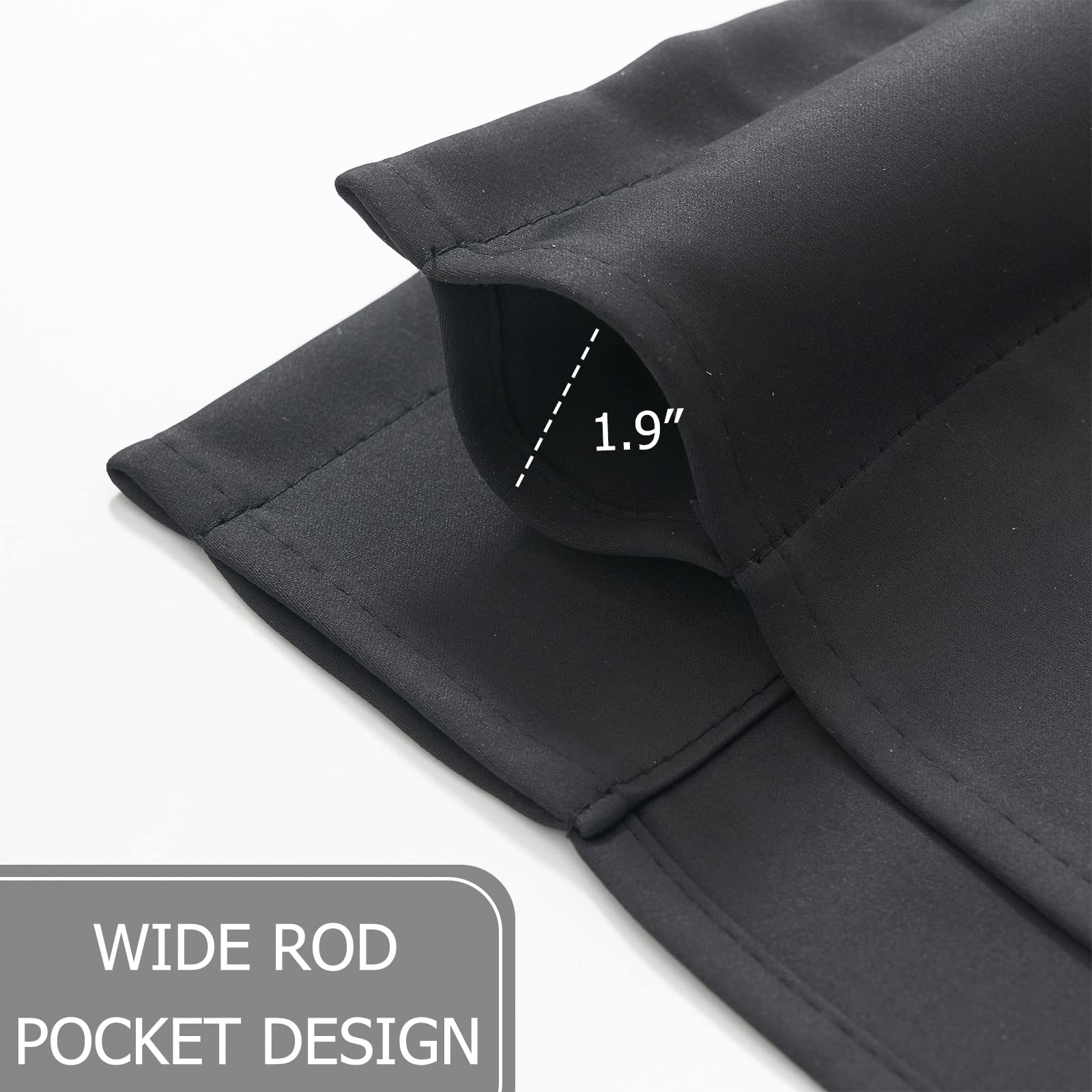 Cantonnière Fleurs Rouges Luvyohmee - 132x46cm - 100% Polyester - Pour Cuisine, Salle De Bain, Chambre