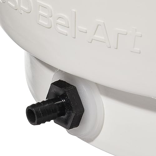 Miniatura 23 de SP Bel-Art - Embudo de mesa Buchner de polietileno con placa extraíble de porosidad gruesa; diámetro interior de 18 pulgadas, 11.5 pulgadas