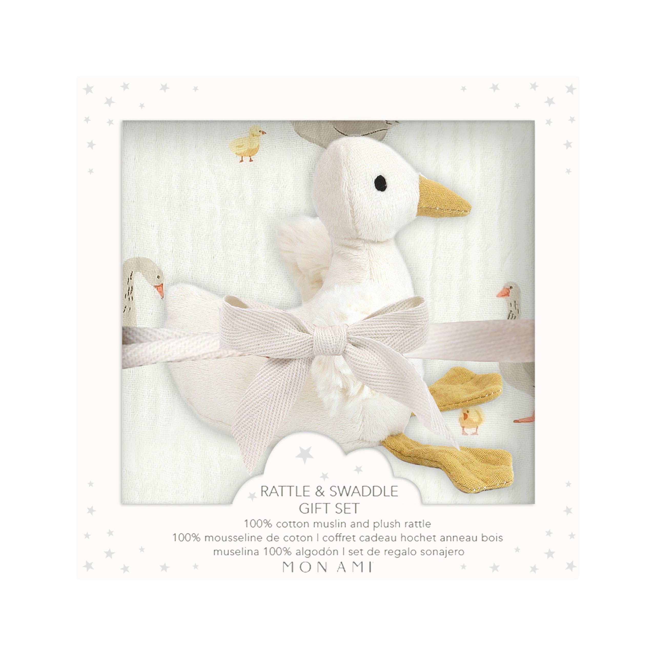 Couverture en mousseline de coton emmaillotage nouveau-né MON AMI Mother Goose