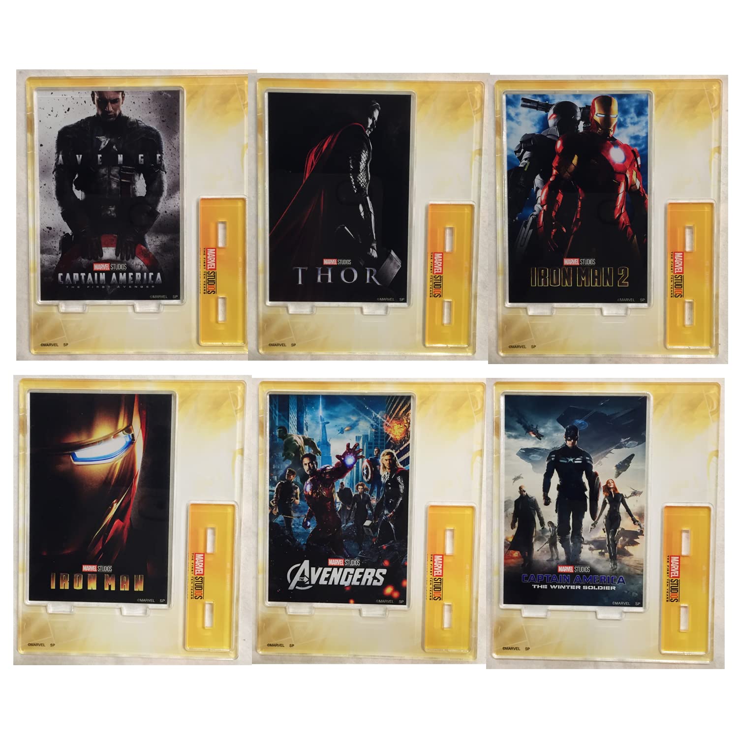 Amazon.co.jp: MARVEL マーベル 歴代ポスター アクリルキーホルダー