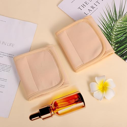 Miniatura 4 de Paquete de 2 piezas de aceite de ricino, paquete de pies de aceite de ricino reutilizable, almohadillas de compresión de aceite de ricino a prueba