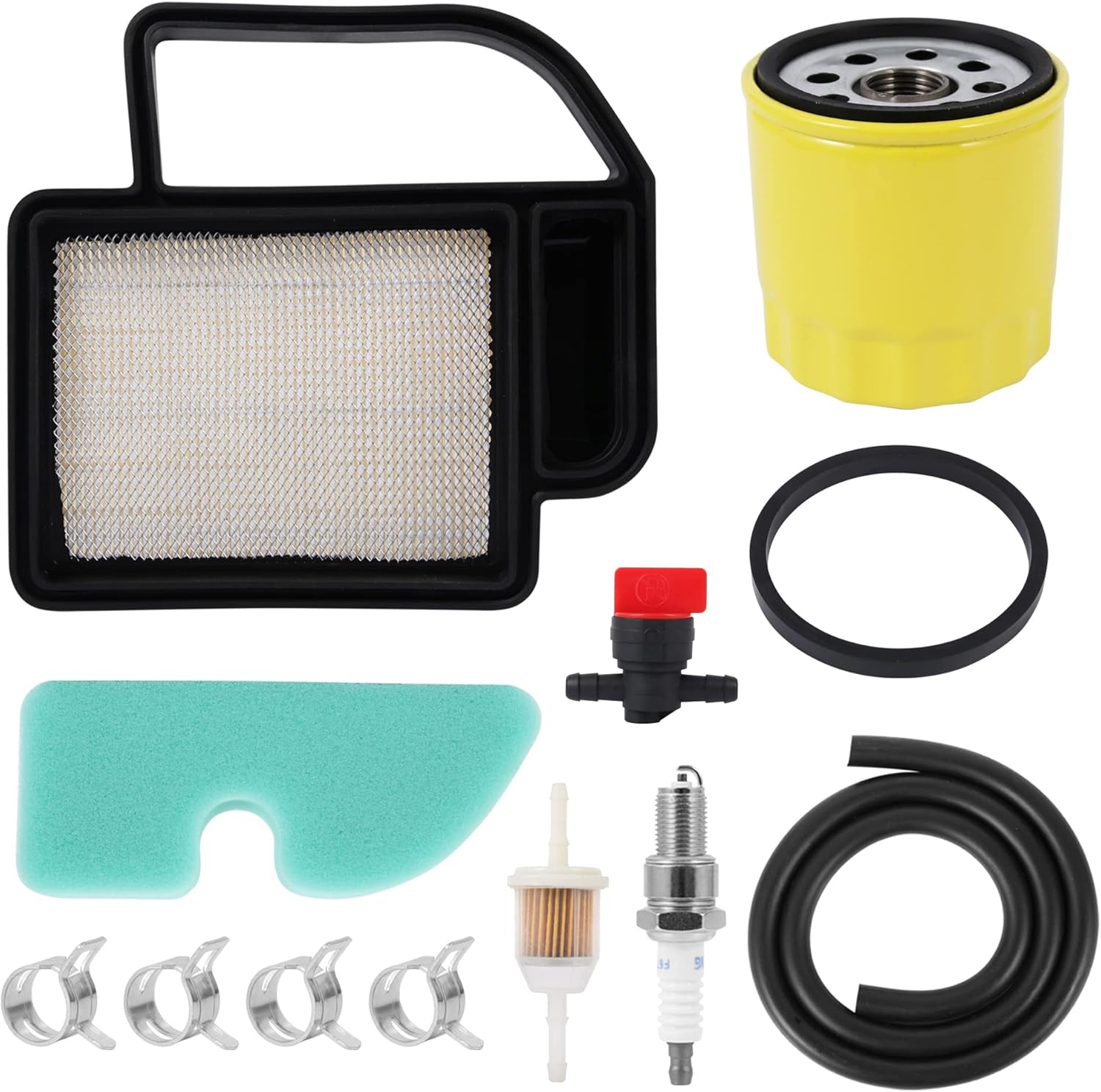 20 083 02-S, 20-083-06-S Lawn Mower Tractor Air Filter Tune Up Kit for Cub Cadet LT1040 LT1042 LT1045 LTX1040 LTX1042 LTX1045 RZT42, Toro 74360 74363 74370 74380 74391 LX420 LX460