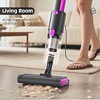 Vista 6 de Aspiradora vertical (negro rosa roja)