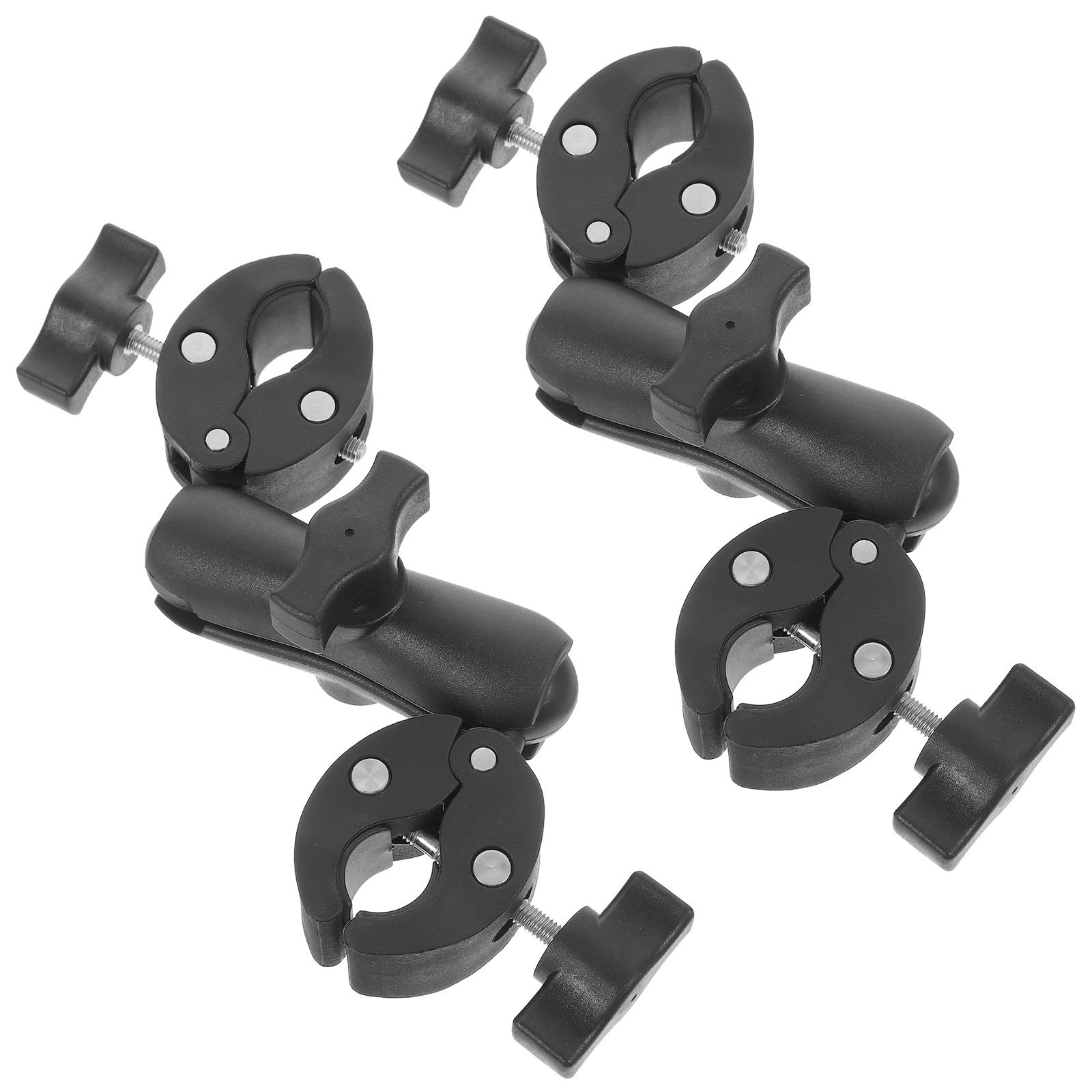 GALPADA 2 Pezzi Supporto Telefono Moto Testa a Sfera, Morsetto 1,8-4,1cm