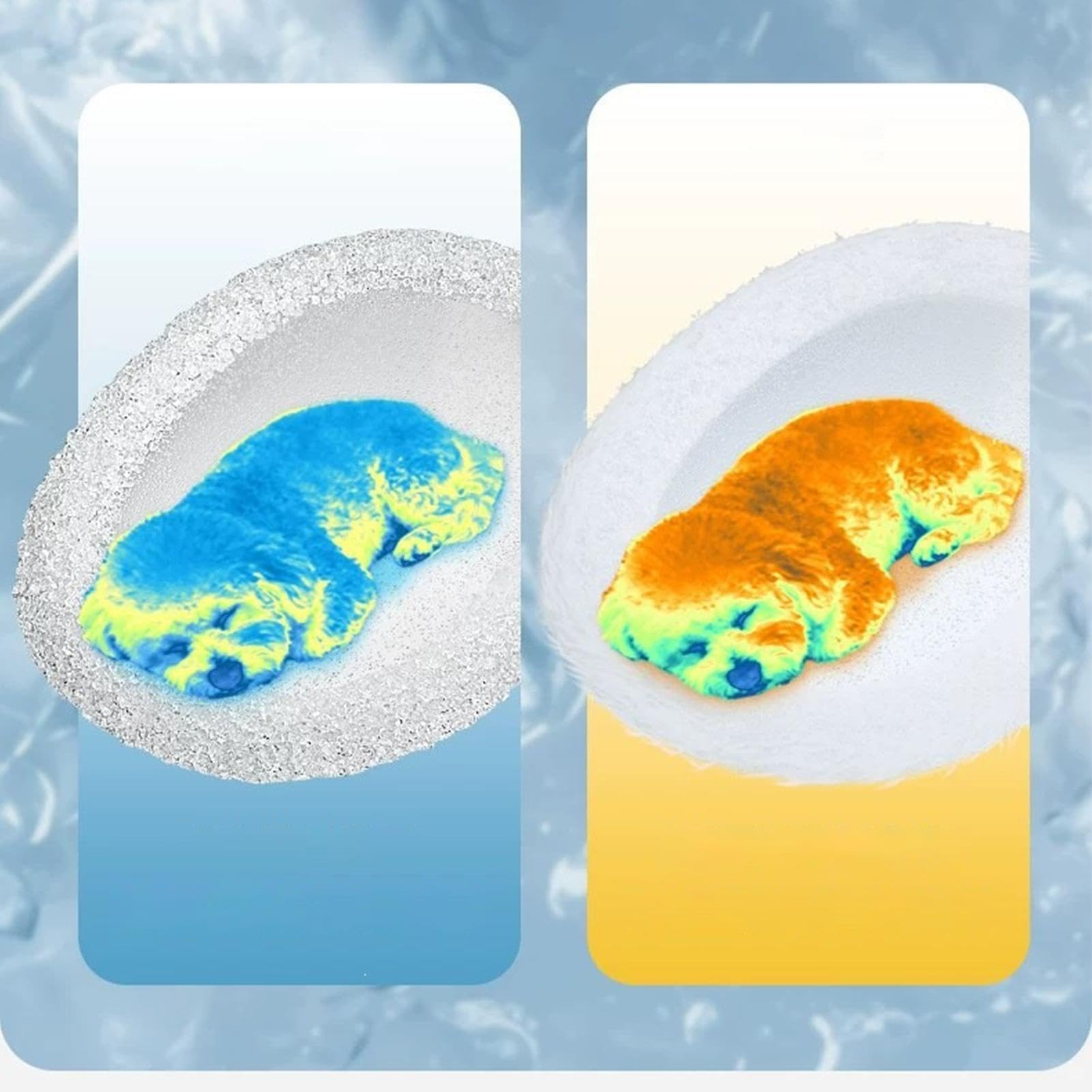 Colchón Refrescante para Perros Manta Cama Hielo Plegable Para Cachorros | Esterilla Refrescante Resistente Al Agua Para Mascotas para Interior Exterior Patio Viaje Transportín Balcón Playa