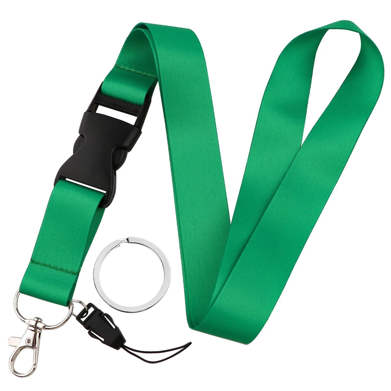 50 soportes para tarjetas de identificación y tarjetas de identificación, color puro, para llaves, tarjeta de identificación, color verde