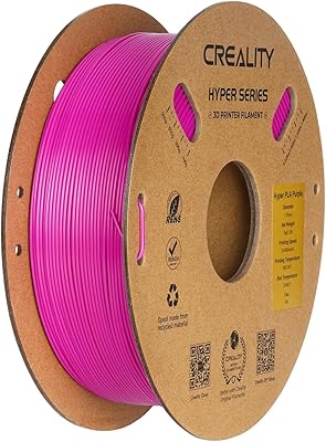 47 – Comgrow Hyper Filament PLA Purple,10x Faster Print, High Speed 30-600mm/s 3D Printer Filament, for Creality K1, K1 Max, Bambu Lab X1, Bambu …