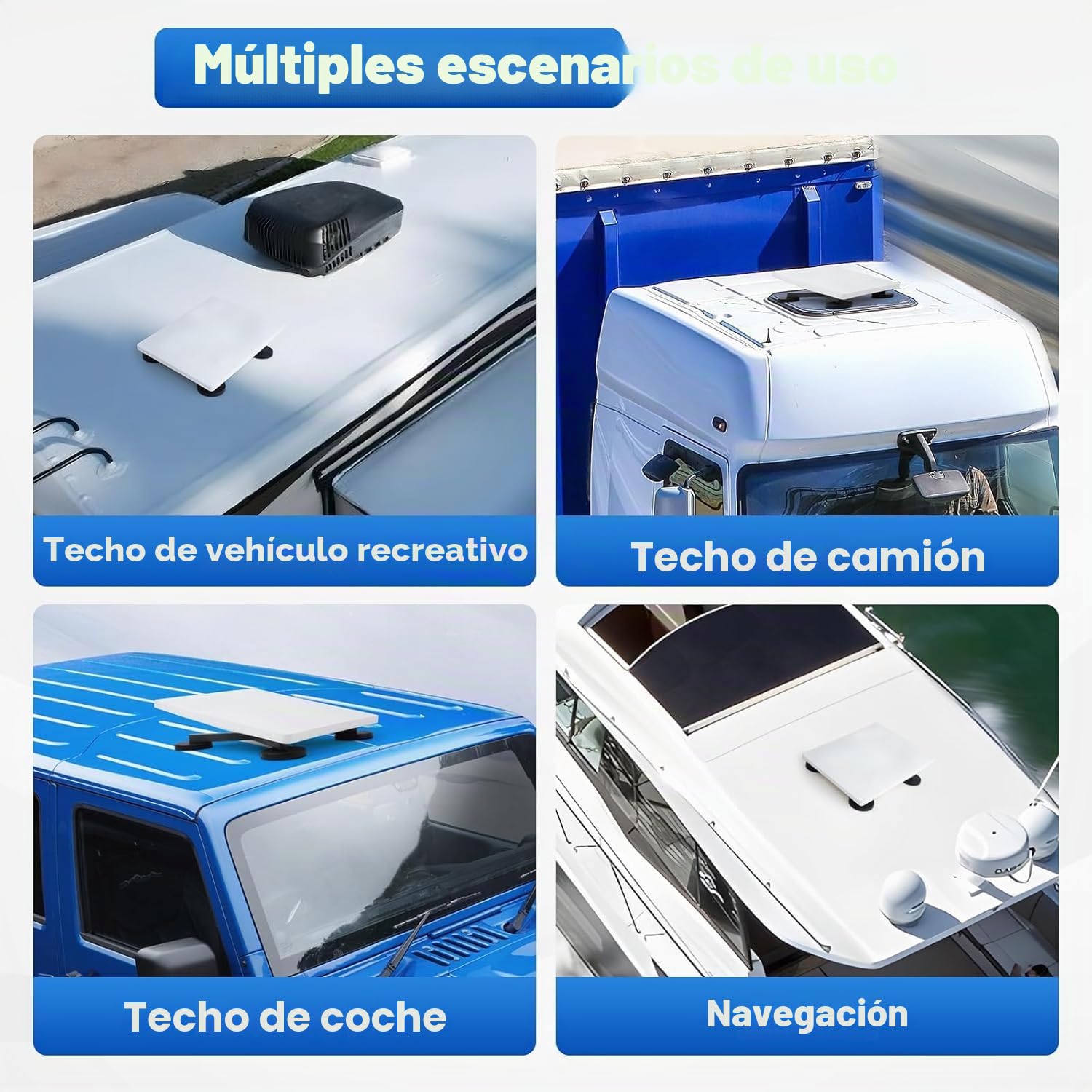 Starlink - Soporte magnético para techo de coche Starlink Mini Starlink con ventosa magnética para caravana, furgoneta, barco, yate
