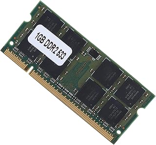 ASHATA 1GB DDR2 533 MHz, notebook 1GB RAM DDR2 PC2-4200 memória para laptop, 1GB DDR2 533MHz 200Pin para placa-mãe de laptop, memória RAM dedicada totalmente compatível