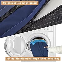 Vista 310 de Comfort Expression - Cama ortopédica para perros extragrandes, 53 x 42 pulgadas, cama impermeable y de apoyo de espuma con cojines removibles