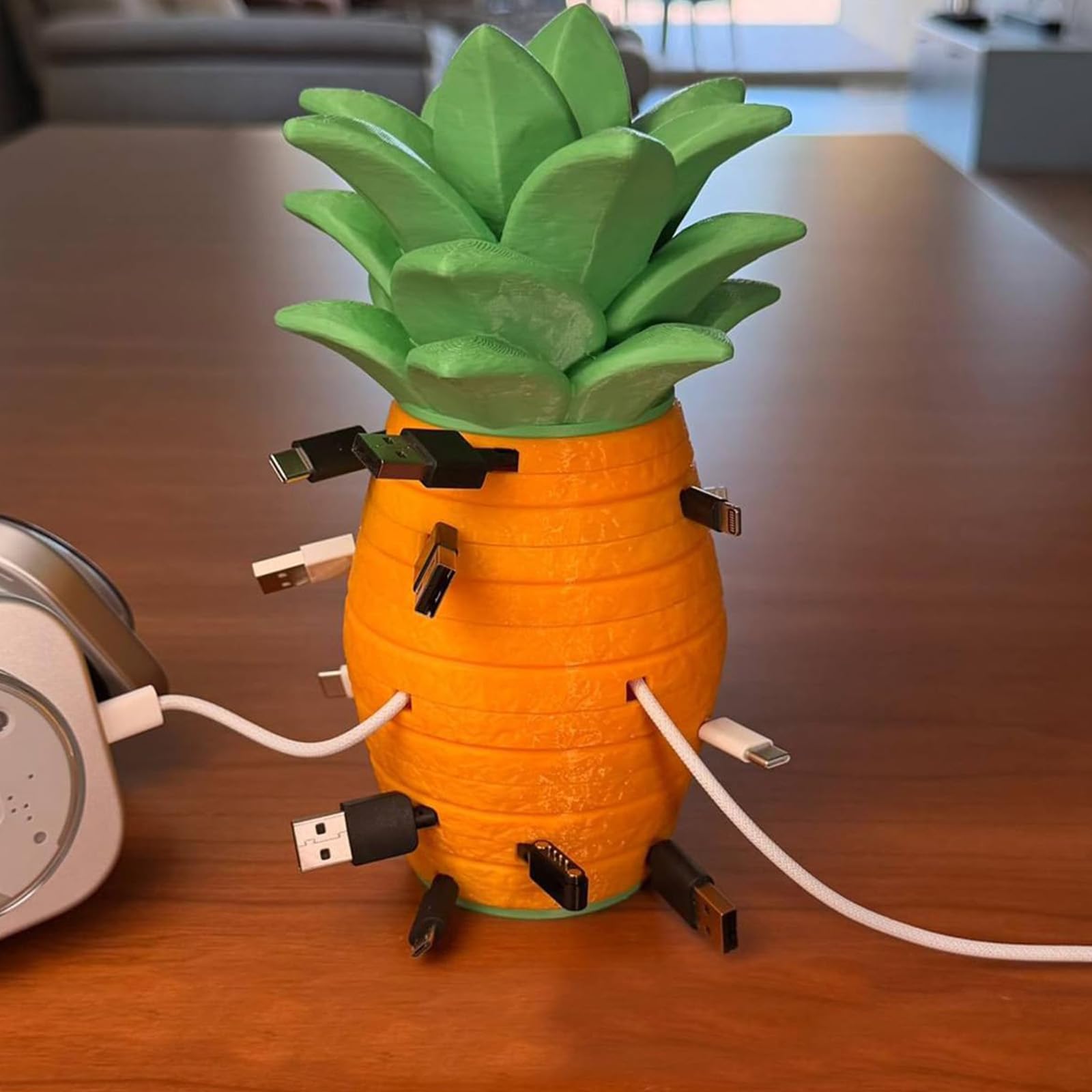 Modularer Kabel-Organizer, Ananas-Kabel-Aufbewahrungshalter (2PCS)