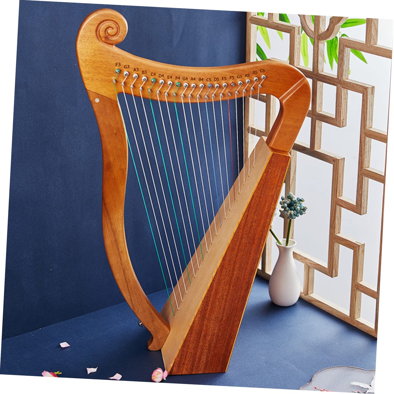 ibasenice 5 Sets Lyra Harp String Parts Nylon Strings Kit Für Ersatz Und Benutzerfreundlich Für Instrumente