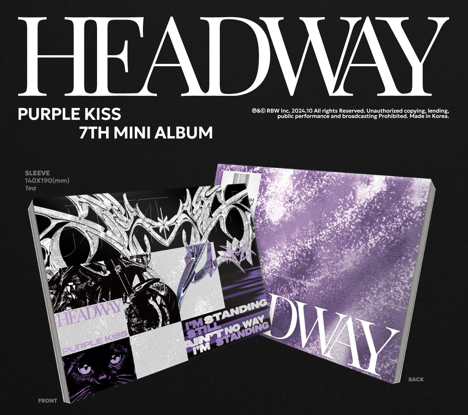 Amazon.com: HEADWAY PURPLE KISS Album [Standard Ver.]+Pre