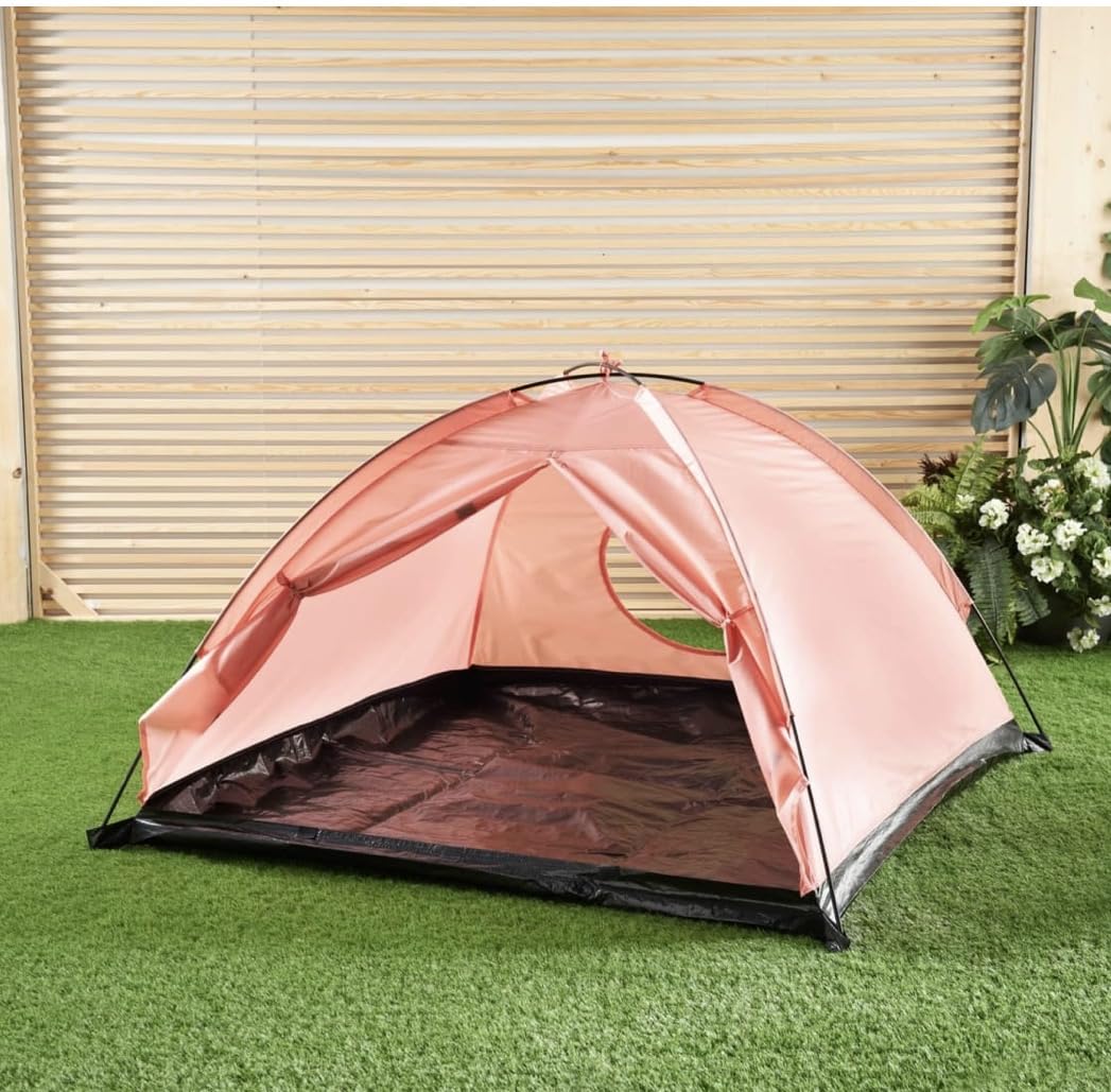 New||Children's Play Dome Tent, Pink, Kids Outdoor Garden Camping, 2 Person, Perfect for outdoor fun||