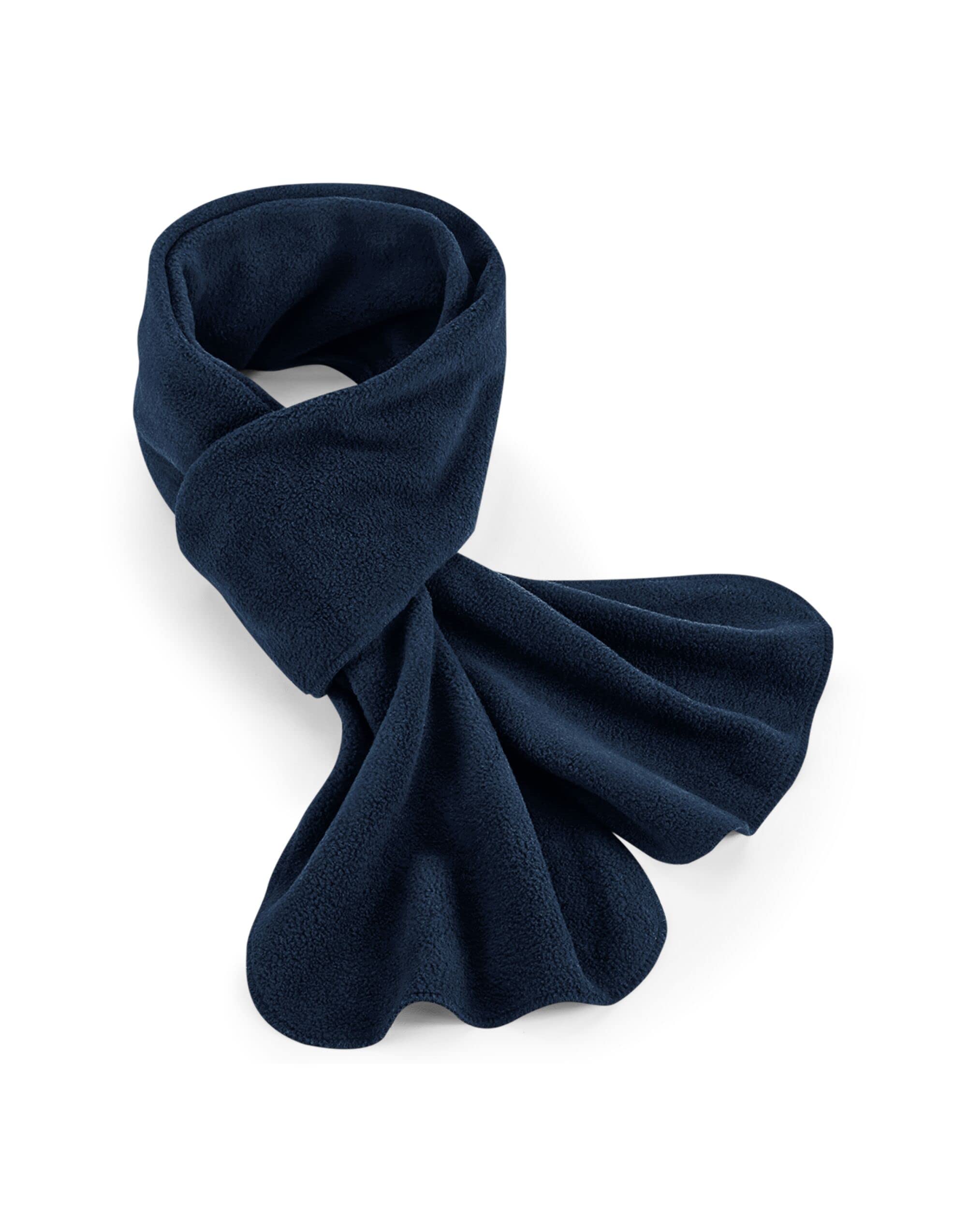 COOZO Recycled Fleece Scarf - French Navy - One Size