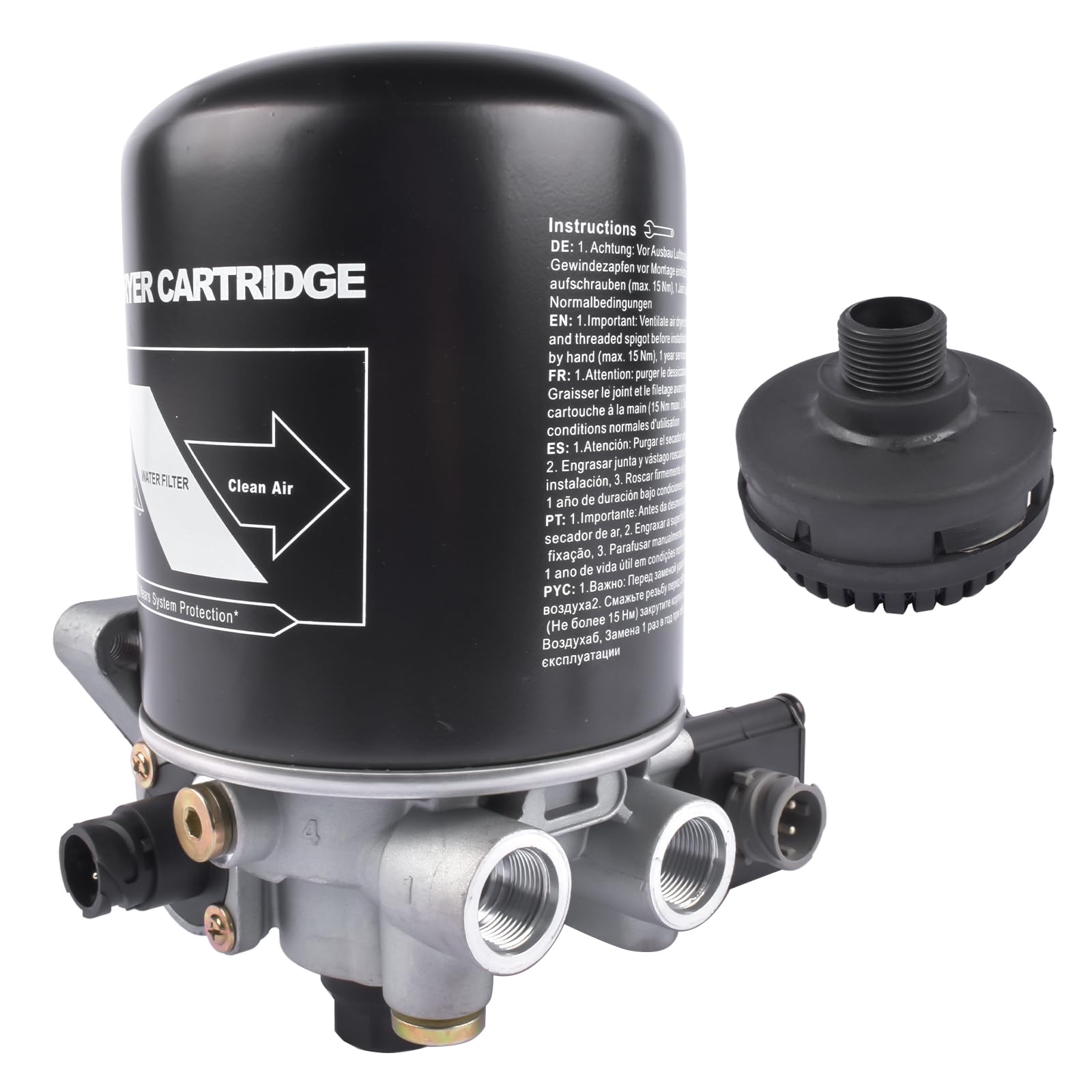 Air Dryer w/Coalescing Cartridge Replacement for Volvo #21440978 4324252000 S4324252000