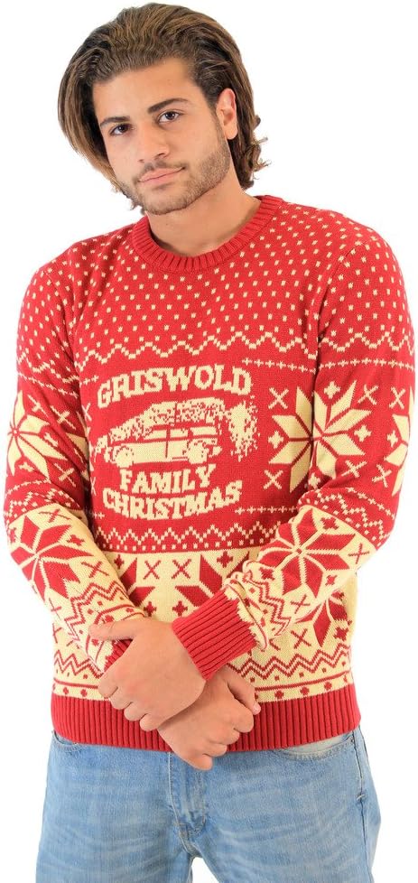 National Lampoon Adult Unisex Movie Griswold Family Ugly Christmas Sweater