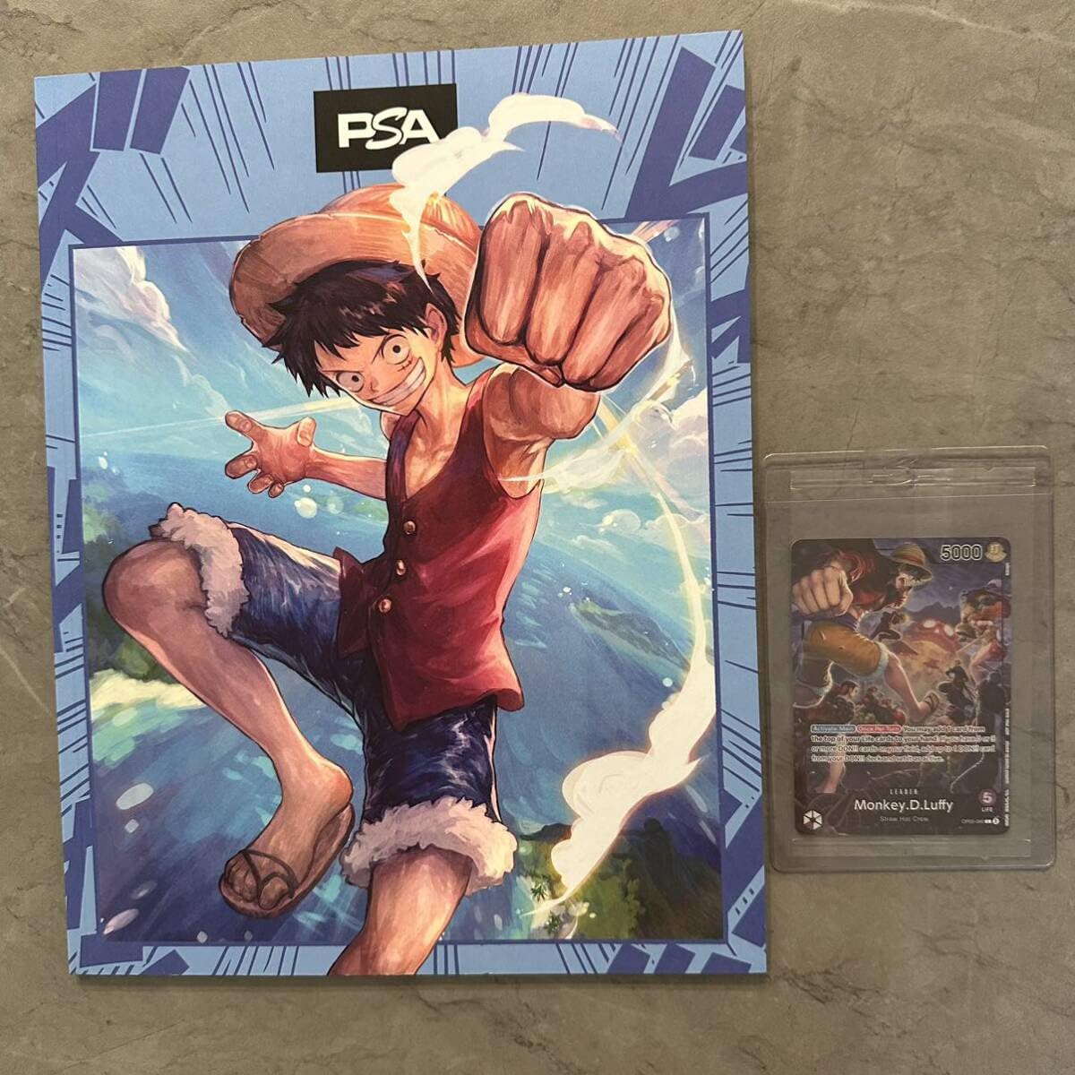 Amazon.co.jp: PSA限定 ルフィPSAマガジン プロモ ワンピースカード 