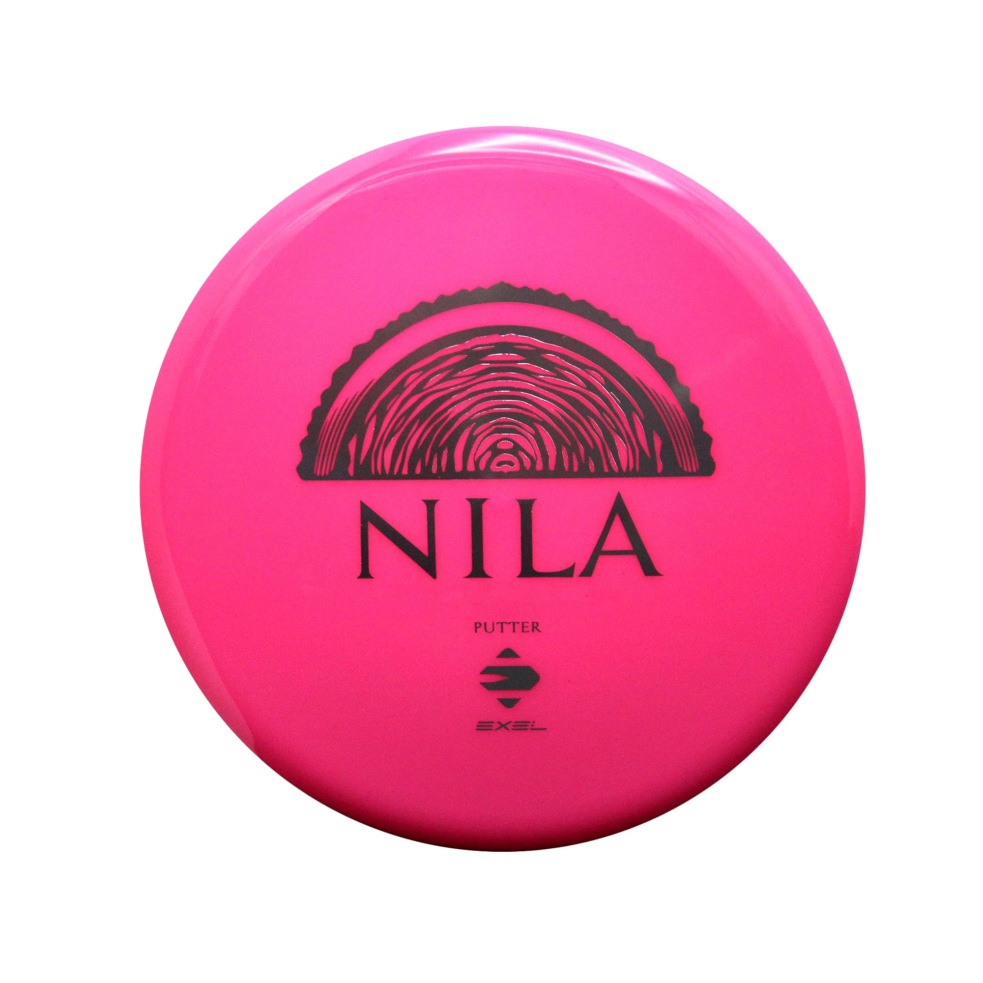 Nila by Exel Discs | Premium Muovi Plastic | Stable DIsc Golf Putt and Approach (Pink)