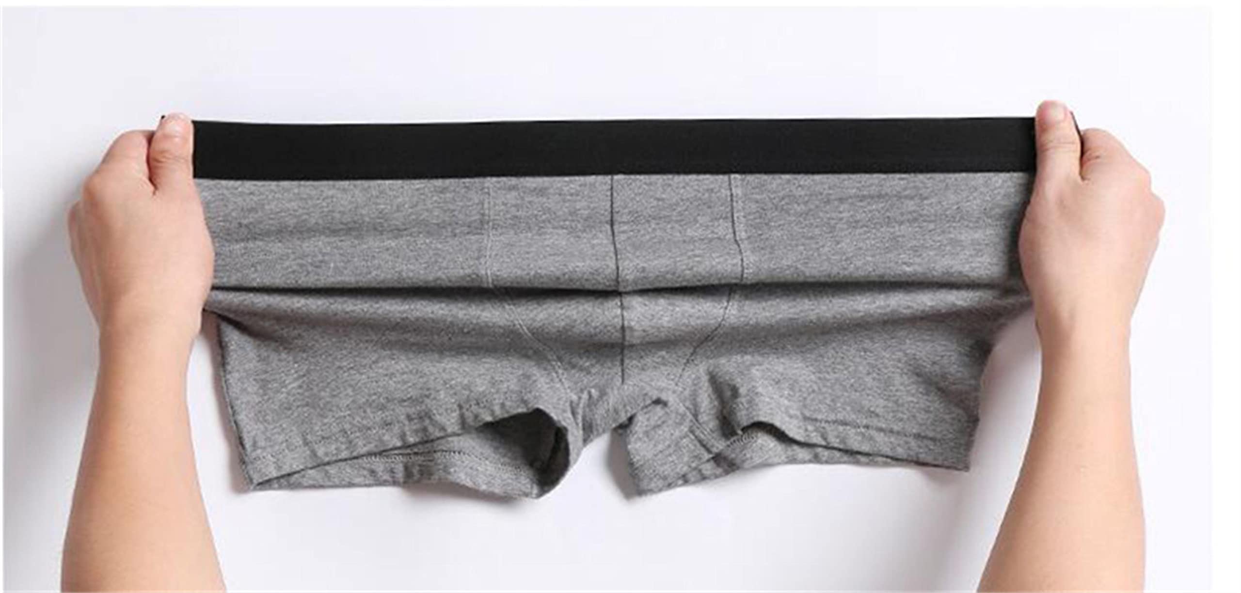 Mutande Uomo Boxer in Cotone da Uomo 4 Pezzi-4 PCS,Asian L