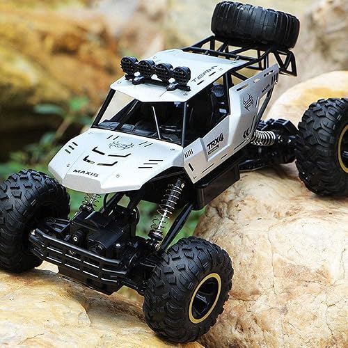 Miniatura 3 de Coche de control remoto todoterreno de alta velocidad de 2.4 G, grande, tracción en las cuatro ruedas, escalador de colinas, automóvil a control