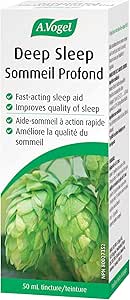 A.Vogel Deep Sleep 50 mL - Fast-Acting Natural Sleep Aid - Organic Valerian &amp; Hops Tincture - Non-Addictive - Clinically Proven - Sugar‑Gluten‑Lactose Free