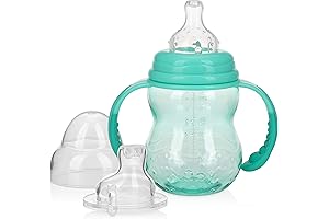 Nuby Natural Touch Trainer Bottle with No-Spill Cup