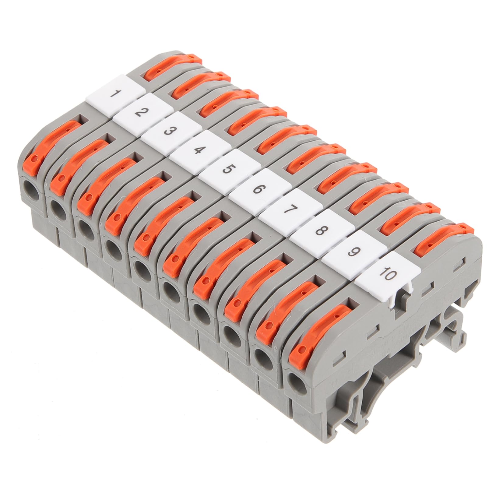 Gatuida 30sets Connettori Rapidi Per Cavi Elettrici Morsettiere Din Per Flessibili e Rigidi Facile Installazione e Utilizzo Armadi Di Distribuzione e Macchinari