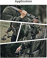 Vista 7 de SmallRig RS3 RS2 - Correa de hombro reductora de peso compatible con mango de honda para DJI, cinturón de cardán con hebillas de liberación rápida