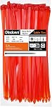 100 Pack 20 inch White Heavy Duty Zip Ties Thick UV Resistant Clear Cable Ties with 120 lbs Tensile Strength Large Self Locking Plastic Wire Ties