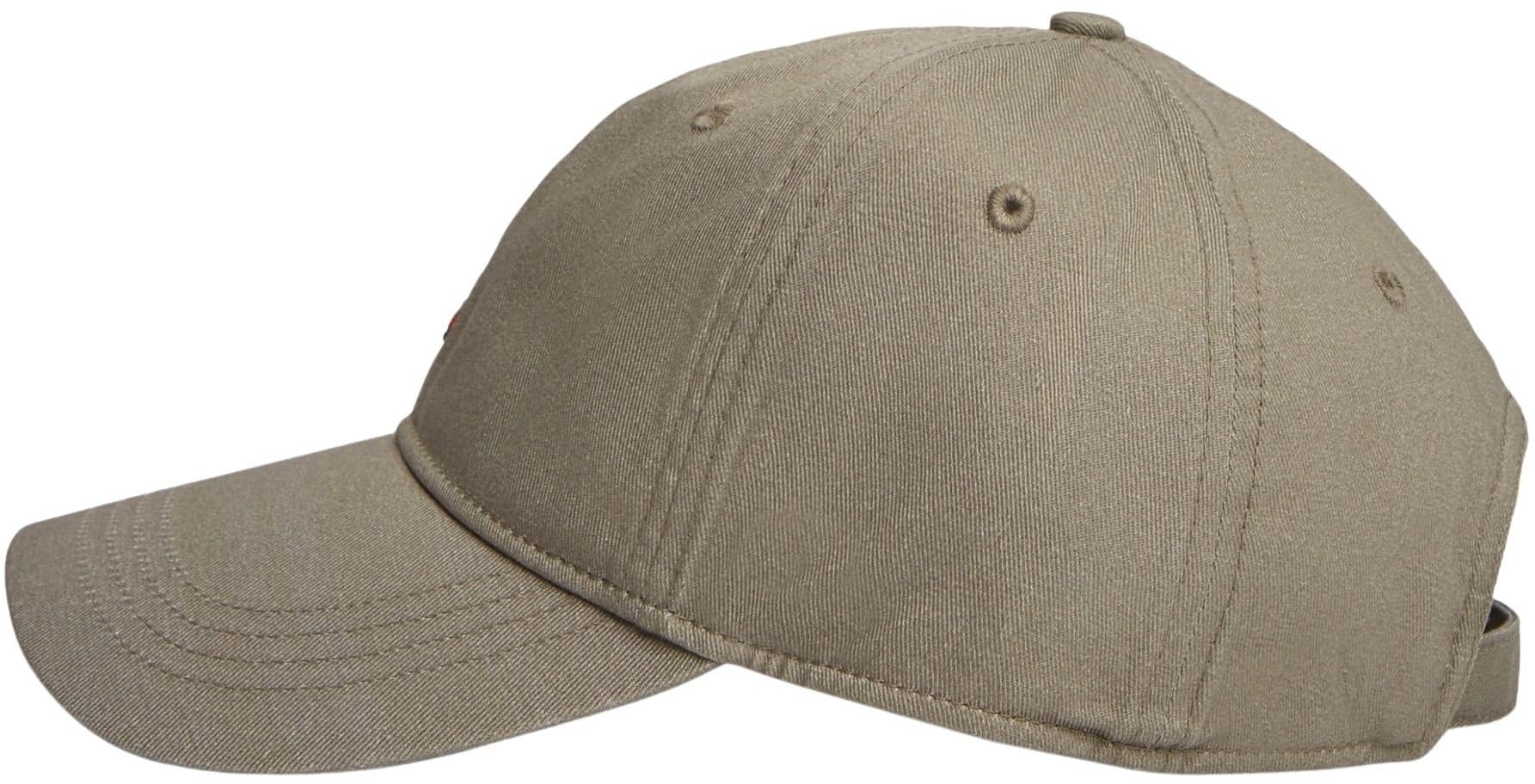 Tommy Hilfiger Męska czapka z flagą Th Soft 6 paneli AM0AM14099 czapka, brązowa, jeden rozmiar