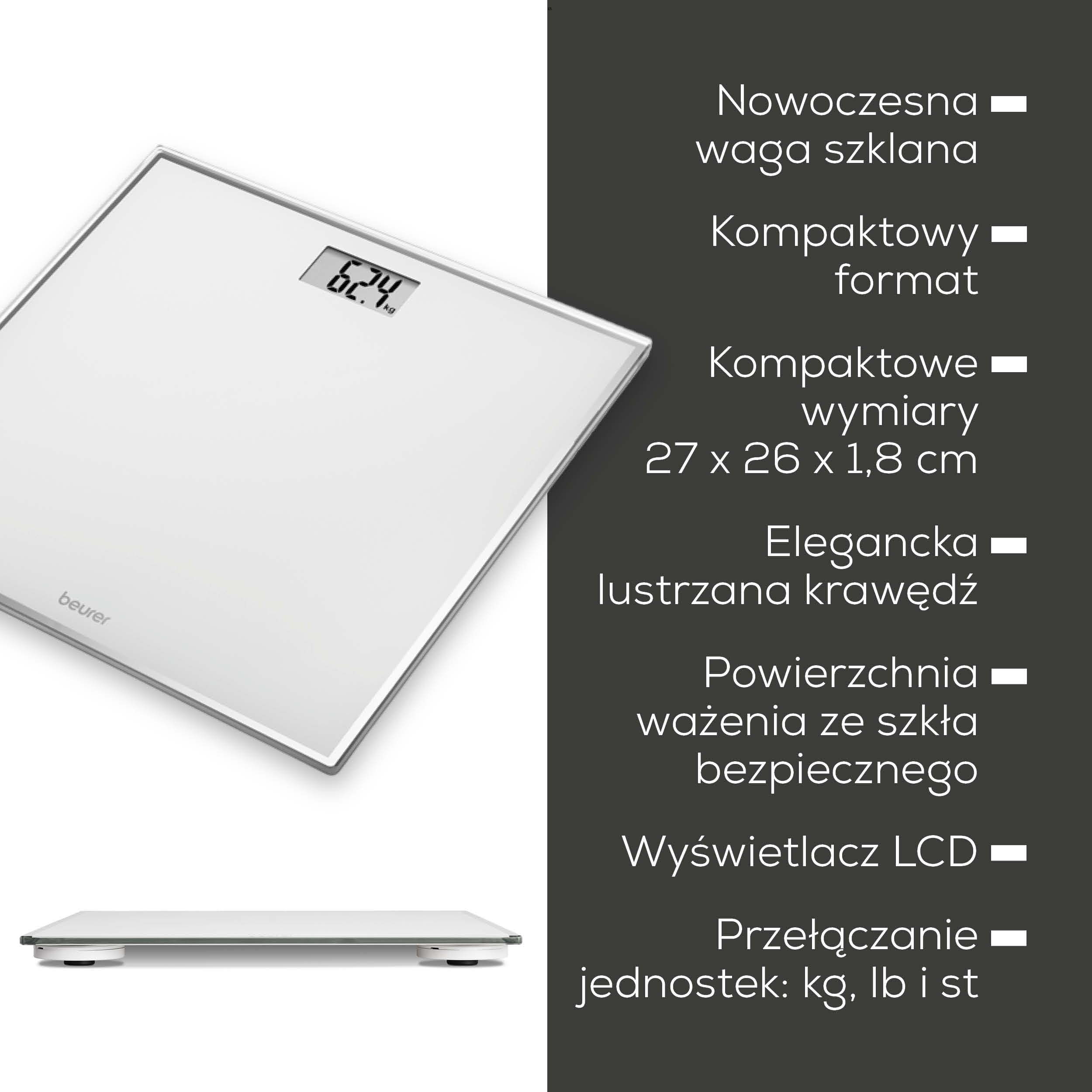Beurer GS 120 KOMPAKT waga szklana