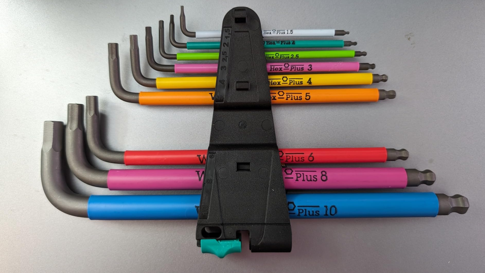 Wera Tools 05073593001 950 SPKL/9 SM N SB Long ARM HEX Key Set, One Size, Multi photo review