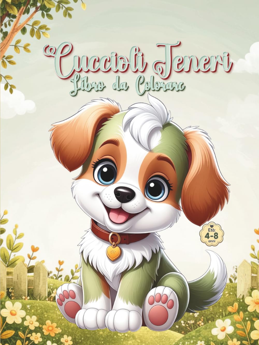 Cuccioli Teneri Libro da Colorare