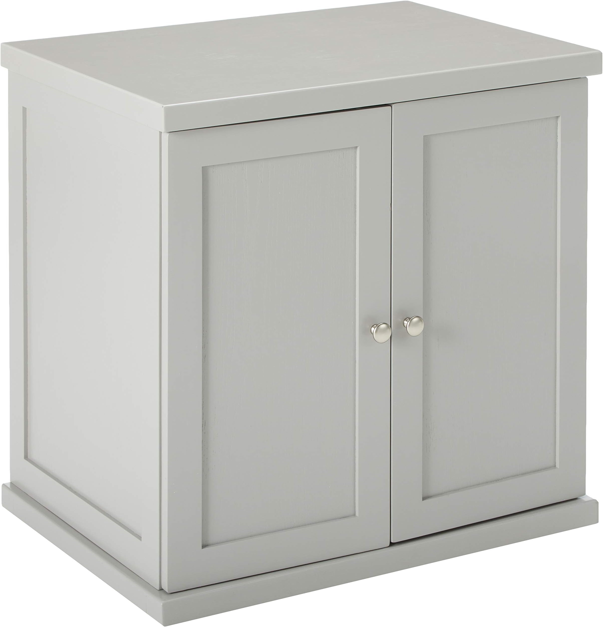 The Refined Feline Cat Litter Box Enclosure Cabinet, Cat Litter Box Wooden Cabinet Furniture for Cats and Kittens(Smoke Color)