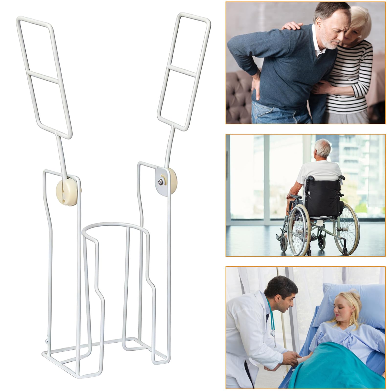 Infila Calze per Anziani: Ausilio per Calze a Compressione, Con Maniglia Retrattile, Facile Utilizzo, Infila Calzes Antitrombo per Anziani Isabili O Le Persone a Mobilità Anzianis, Disabili Ridotta