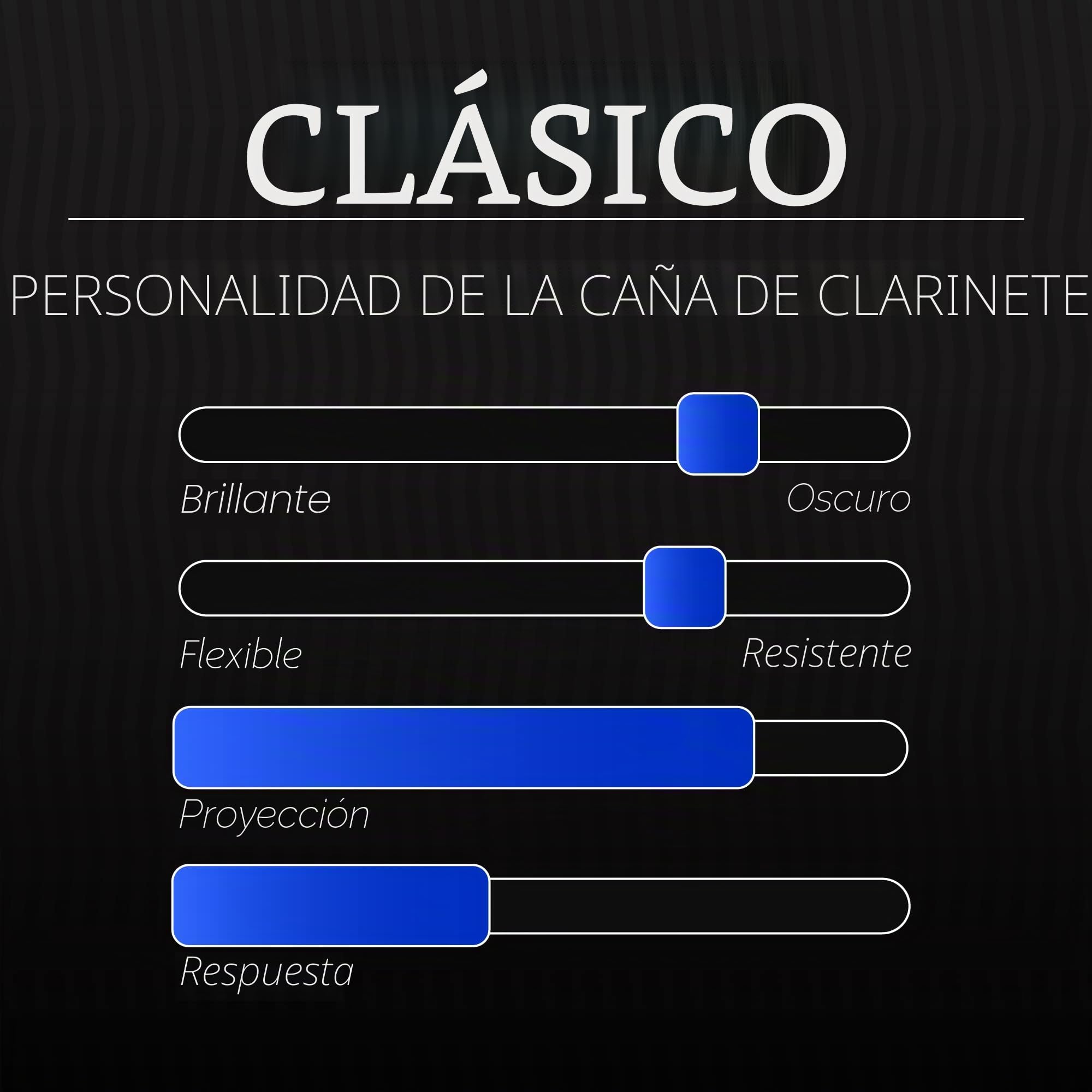 Légère Reeds - Bb Clarinete Reed, Classic, Dureza 2.00 (BB2.00) - Cañas Sintéticas Premium para Viento-Madera