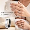 Anillo Inteligente para Mujer, Anillo de Fitness y Salud con Diamantes, Monitor de Ritmo Cardíaco y Sueño para Android iOS 5
