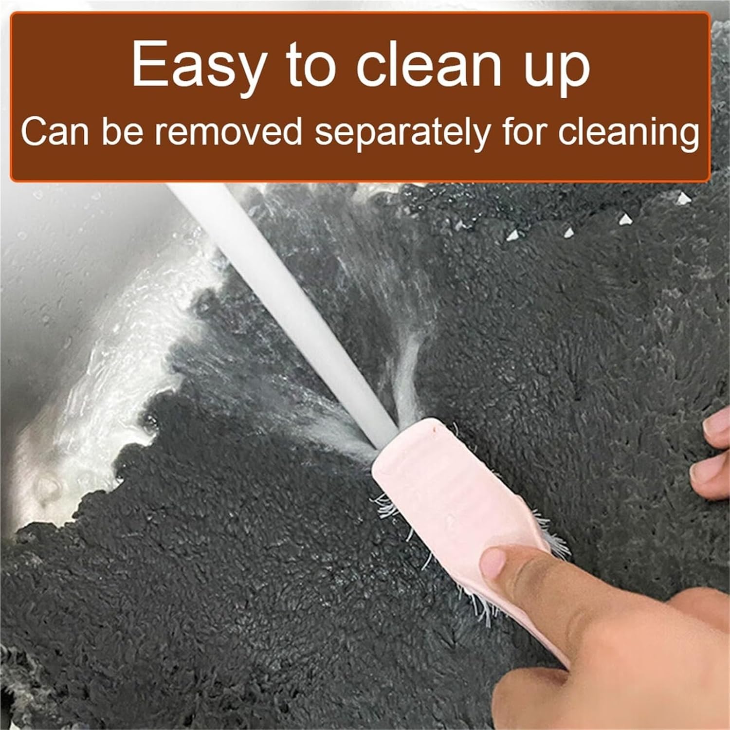 12 X 12 X 0.4 Inch EVA Shaggy Foam Mats, Kids Tiled Puzzle Play Game Mats with Border, Soft Interlocking Carpet Pad, Protective Floor Tiles for Children Girls Room(Purple+Pink,90PCS)