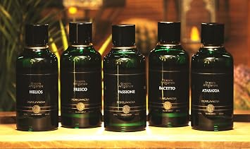 Eau de Parfum Collection Fresco, Ataraxia, Helios, Passione, and Bacetto 5 Unisex Luxury Fragrances with Vanilla, Oud, Coffee, and Amber Notes, 3.4 Oz Each