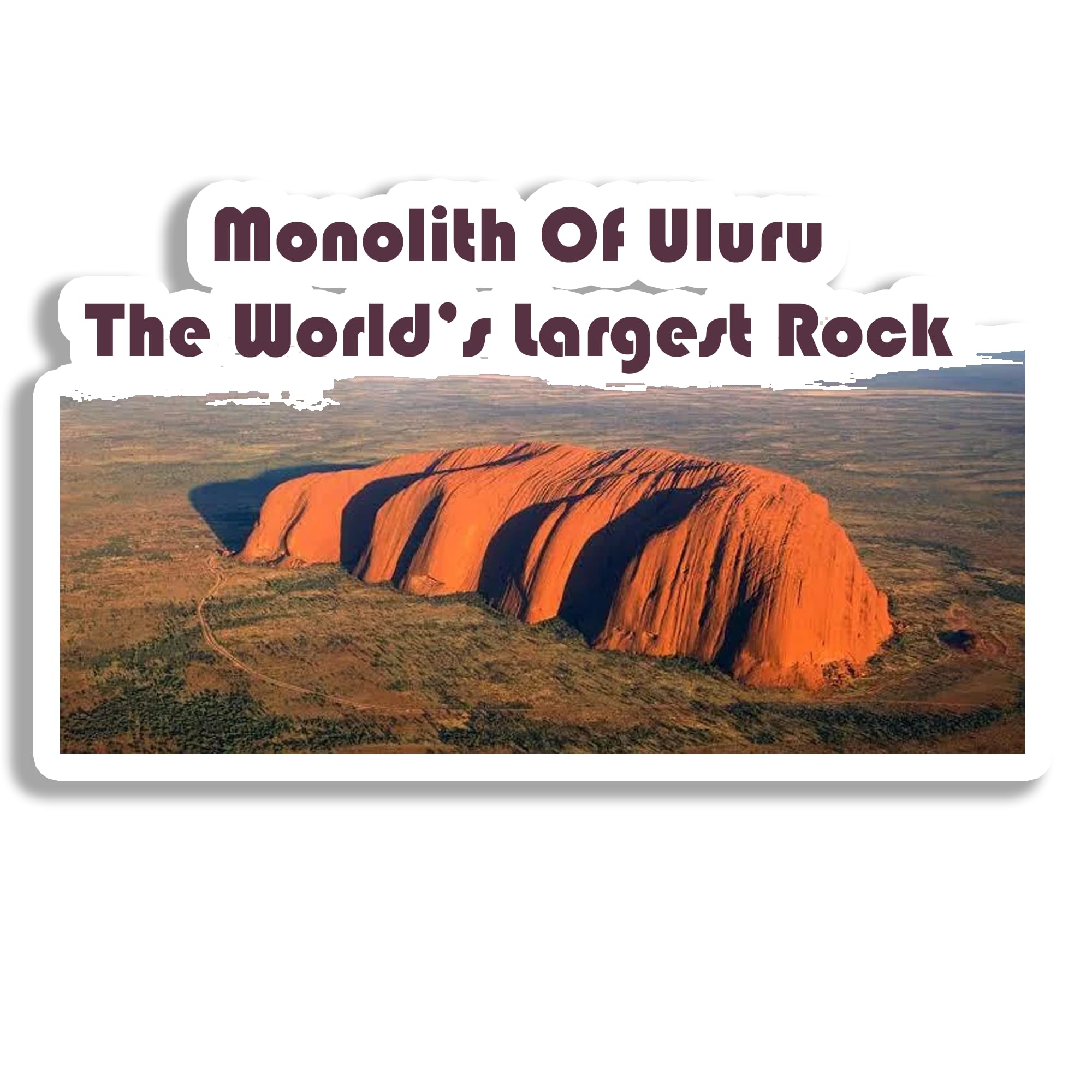 ShopTwiz Monolith of Uluru – The World’s Largest Rock Printed Scenic Fridge Magnets ..