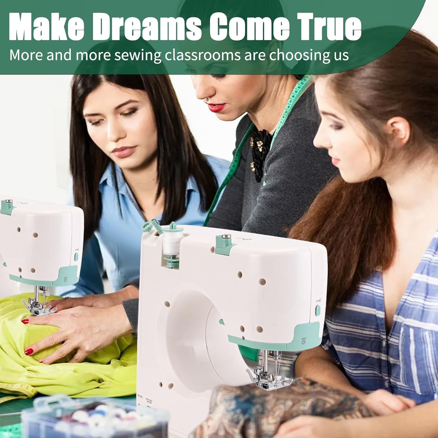 WINB Sewing & Quilting Machine with 12 Built-in Stitches – Lightweight Portable Free Arm Design for Mending Clothes, DIY Quilting, and Small Projects | Beginner-Friendly Home Sewing Kit - Image 2