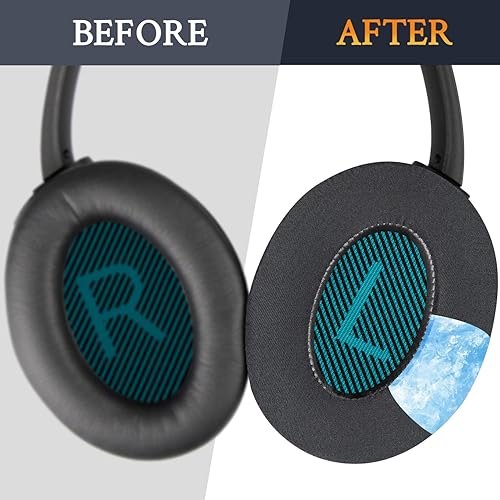 Miniatura 6 de SoloWIT Almohadillas de gel refrescante para auriculares Bose, almohadillas de repuesto para Bose QuietComfort 15 QC15 QC25 QC2 QC35Ae2 Ae2i