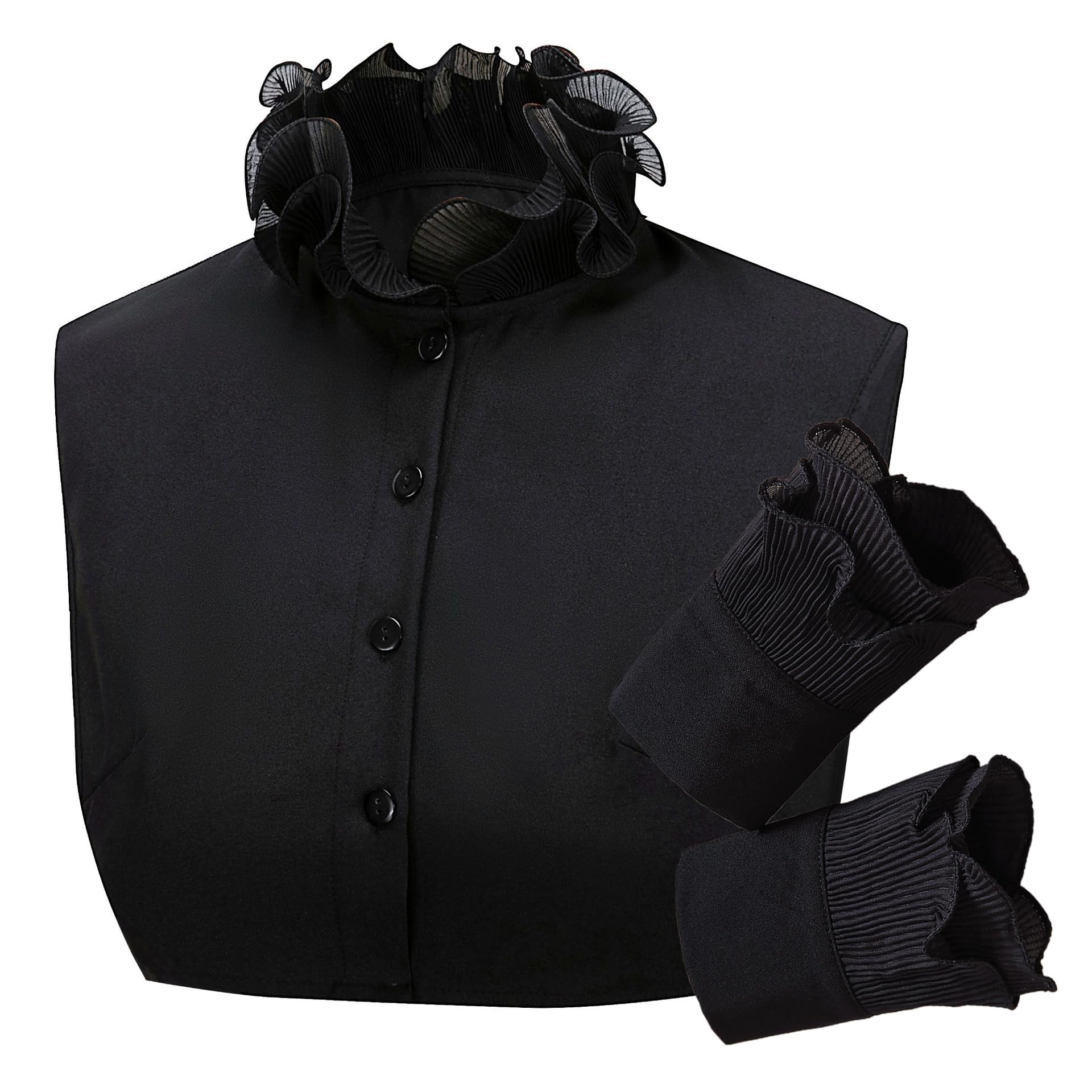 Women Detachable Collar, Dickey Collar False Fake Collars for Coat