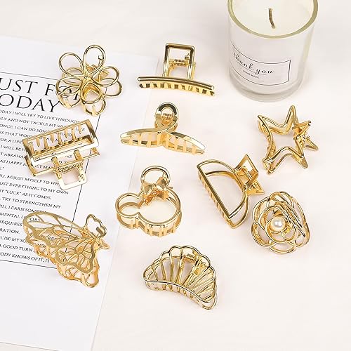 Miniatura 5 de Tisenla Paquete de 12 pinzas pequeñas para cabello grueso y fino, pinzas medianas de 2 pulgadas para mujeres y niñas, accesorios antideslizantes