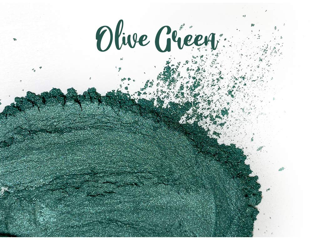 Pigment Nacré En Poudre VERT EMPIRE Pour Résine époxy Et Vernis PU - Neuf