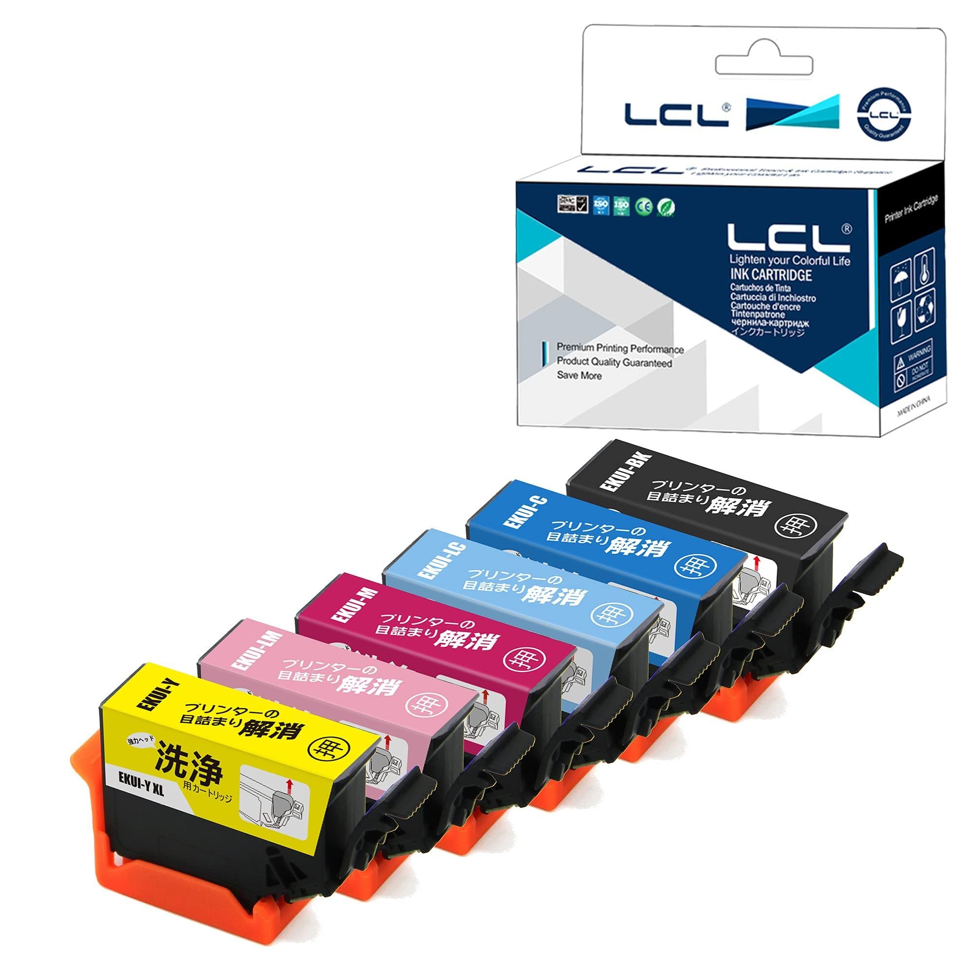 Amazon.co.jp: LCL プリンター 洗浄液 エプソンに適合する KUI-6CL KUI